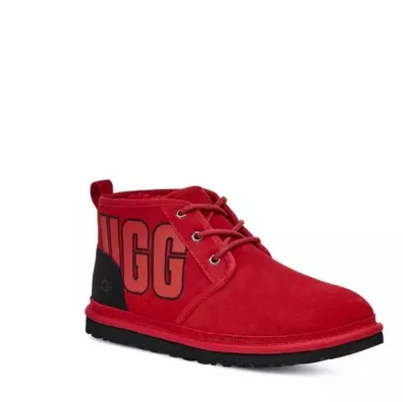 UGG | Shoes | Mens Ugg Neumel Graphic Outline Samba Redblack  display picture 1